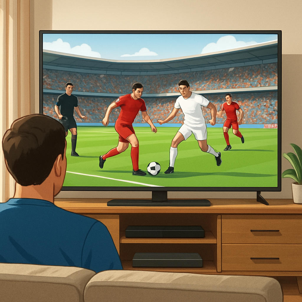 축구 중계 이미지