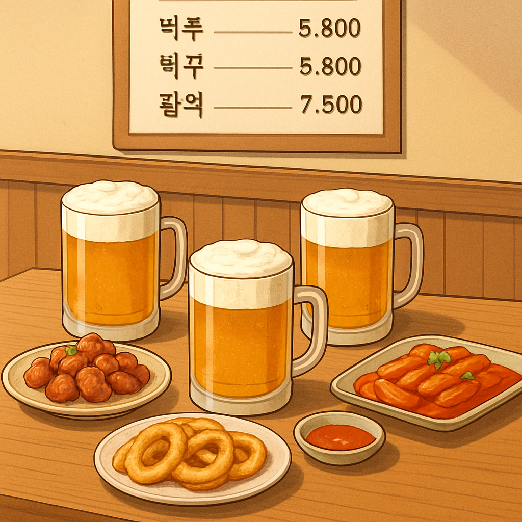대구 달서구 맥주집 가격대 이미지