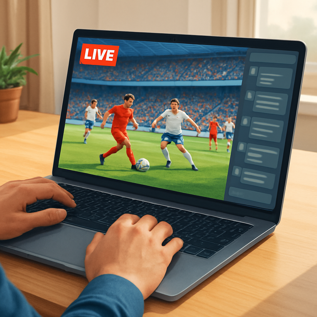 온라인 스포츠 중계 이미지