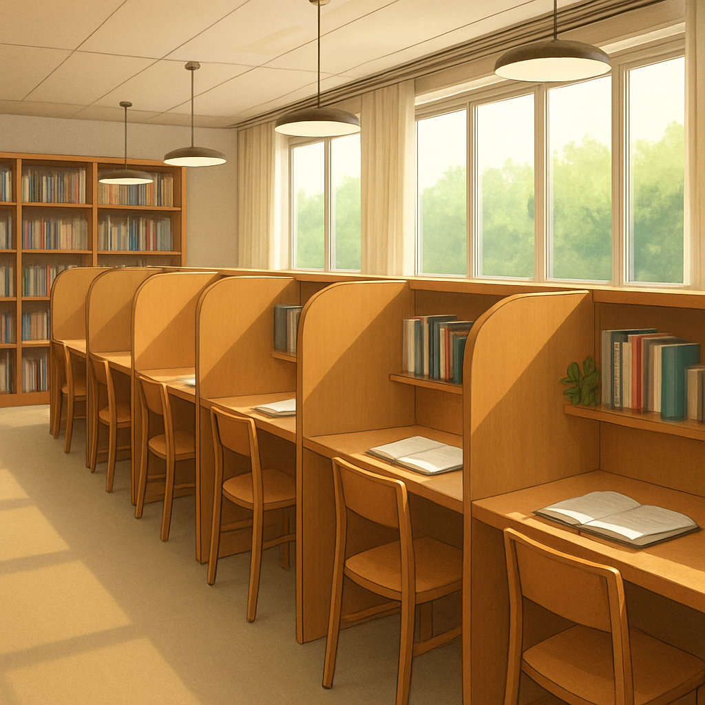 관리형 독서실의 좌석 배치 및 프라이버시와 24시간 운영 보안 시스템 비교 분석