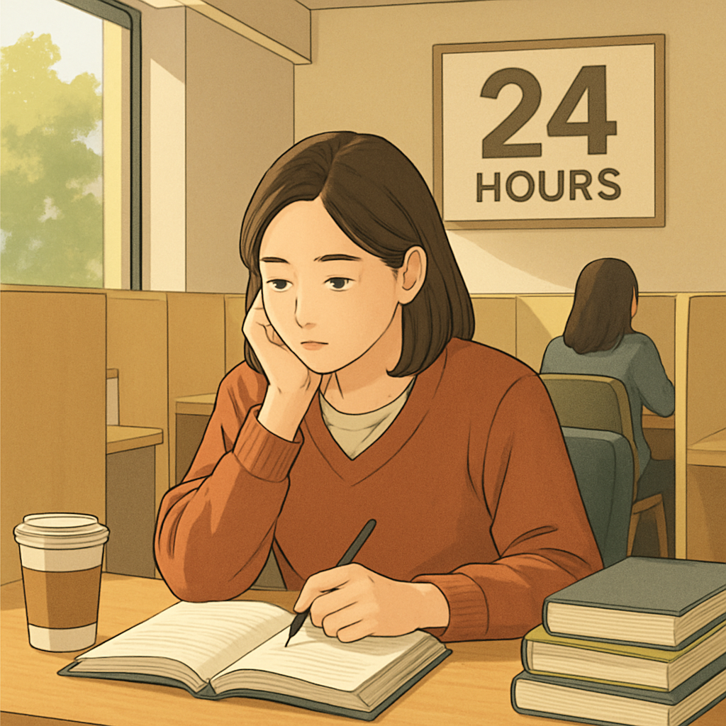 24시간 운영 관리형 독서실 이용 후기 이미지