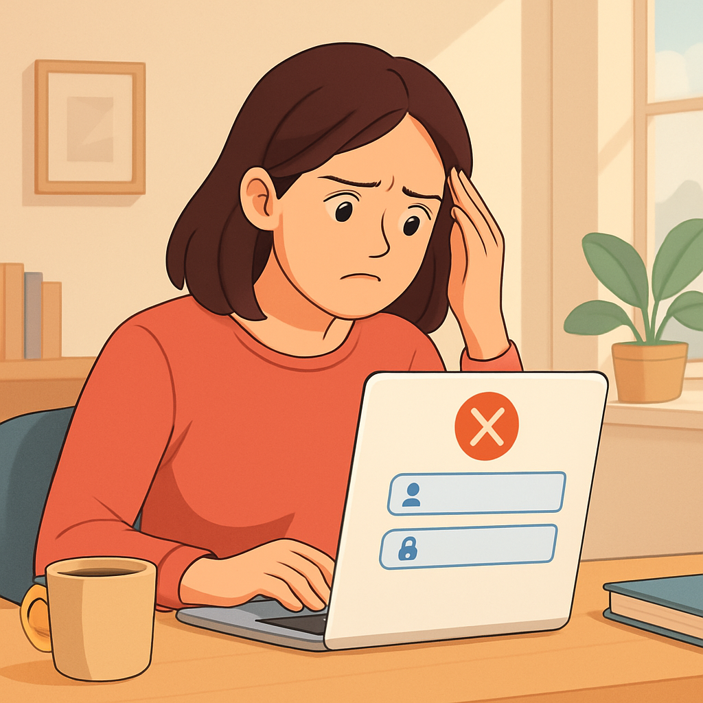 콕티비 로그인 문제 해결 이미지