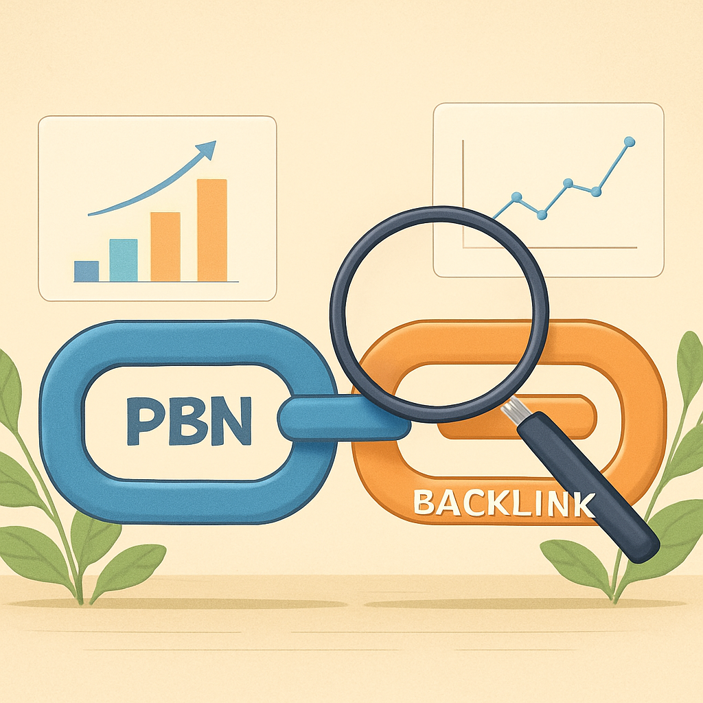 PBN 백링크와 일반 백링크의 차이점 분석 이미지