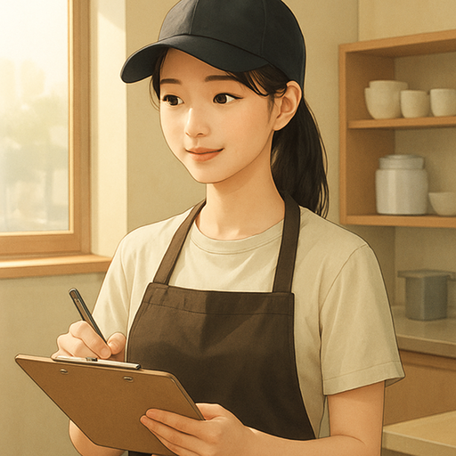 시간제 알바 여성 이미지