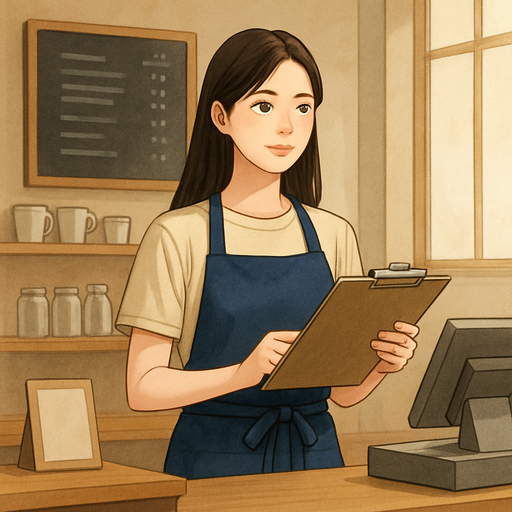 여자 아르바이트 구하기 이미지